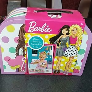 New Barbie metal TEA SET 10 pieces